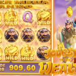 Free spins feature with wild transformations in Journey To The Wealth.